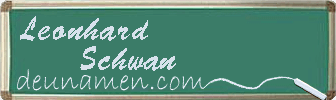 Leonhard Schwan Visitenkarte